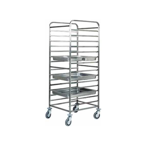 CARRELLO PER 16 CONTENITORI GN 2/1