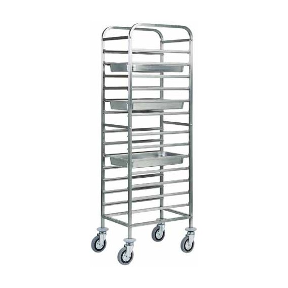 CARRELLO PER 16 CONTENITORI GN 1/1