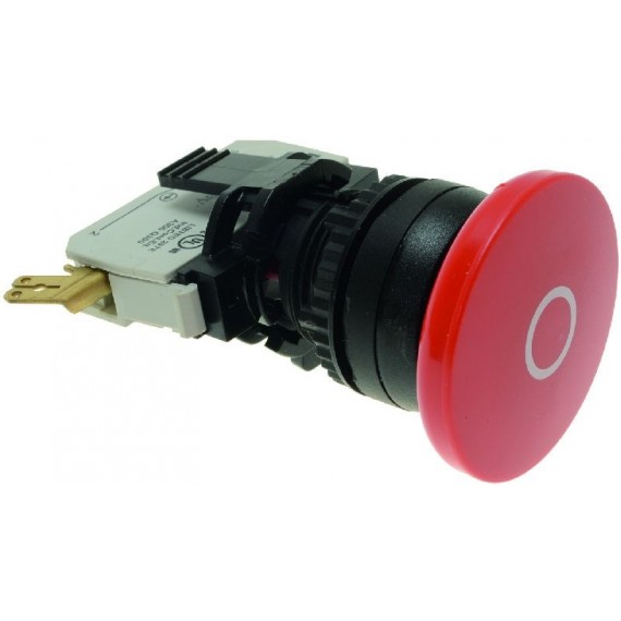PULSANTE ARRESTO A FUNGO ROSSO 15A 240V