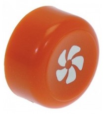 TASTO ROTONDO ARANCIONE Diam. 25 mm