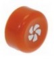TASTO ROTONDO ARANCIONE Diam. 25 mm