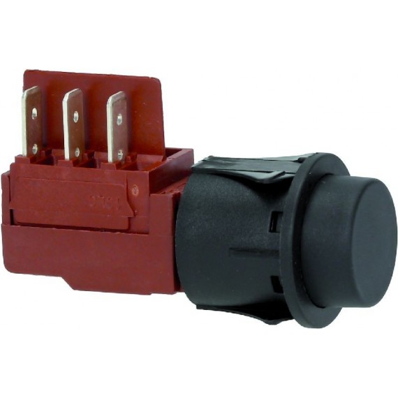 INTERRUTTORE BIPOLARE NERO 16A 250V