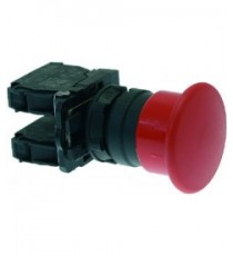 PULSANTE ARRESTO A FUNGO ROSSO 3A 240V