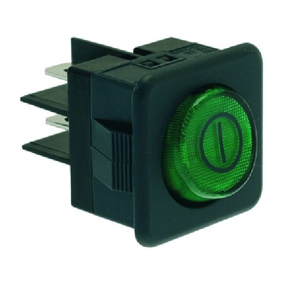 INTERRUTTORE BIPOLARE VERDE 16A 250V