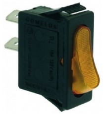 PULSANTE RISCIACQUO ARANCIO 16A 250V