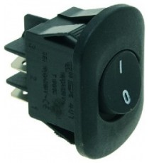 INTERRUTTORE BIPOLARE NERO 16A 250V