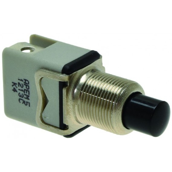 PULSANTE UNIPOLARE NERO 4A 250V