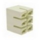ZOCCOLO DI CONNESSIONE BIANCO 22x30 mm