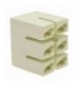 ZOCCOLO DI CONNESSIONE BIANCO 22x30 mm