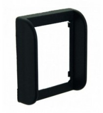CORNICE SICUREZZA 2 LATI NERA 22x30 mm