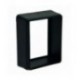 CORNICE SICUREZZA 4 LATI NERA 22x30 mm