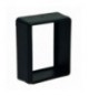 CORNICE SICUREZZA 4 LATI NERA 22x30 mm