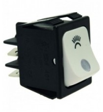 INTERRUTTORE BIPOLARE LED BIANCO