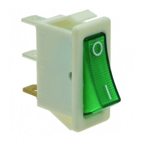 INTERRUTTORE UNIPOLARE VERDE 16A 250V