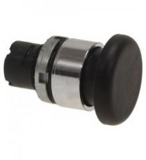 PULSANTE ARRESTO A FUNGO NERO Diam. 40 mm