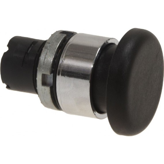 PULSANTE ARRESTO A FUNGO NERO Diam. 40 mm
