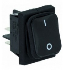 INTERRUTTORE BIPOLARE NERO 16A 250V