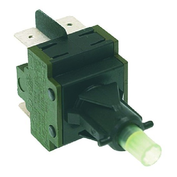 INTERRUTTORE BIPOLARE NERO 16A 250V
