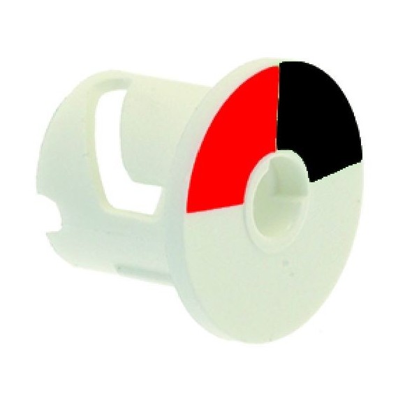 CAMMA NERO/ROSSO Diam. 17 mm