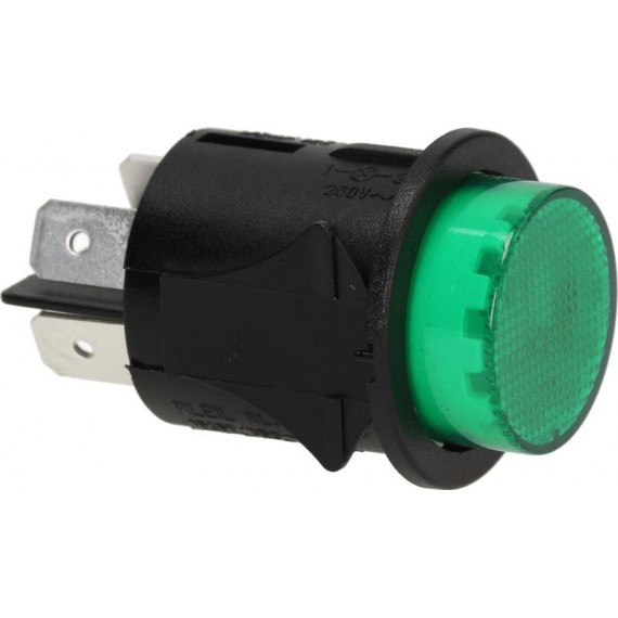 INTERRUTTORE BIPOLARE VERDE 16A 250V