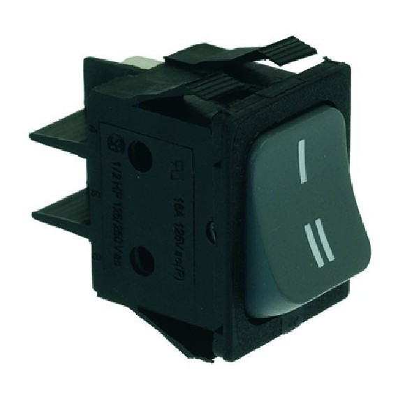 DEVIATORE UNIPOLARE GRIGIO 16A 250V