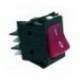 INTERRUTTORE BIPOLARE ROSSO 16A 250V