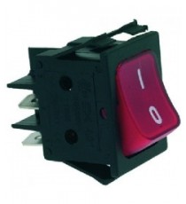 INTERRUTTORE BIPOLARE ROSSO 16A 250V