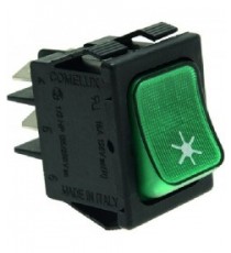 INTERRUTTORE BIPOLARE VERDE 250V 16A