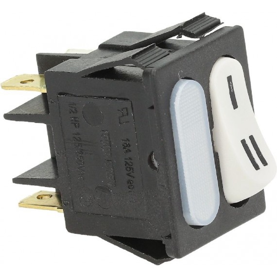 DEVIATORE UNIPOLARE BIANCO 16A 250V