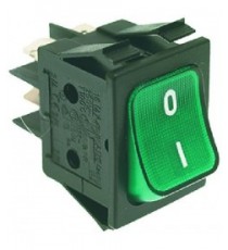 INTERRUTTORE BIPOLARE VERDE 16A 250V