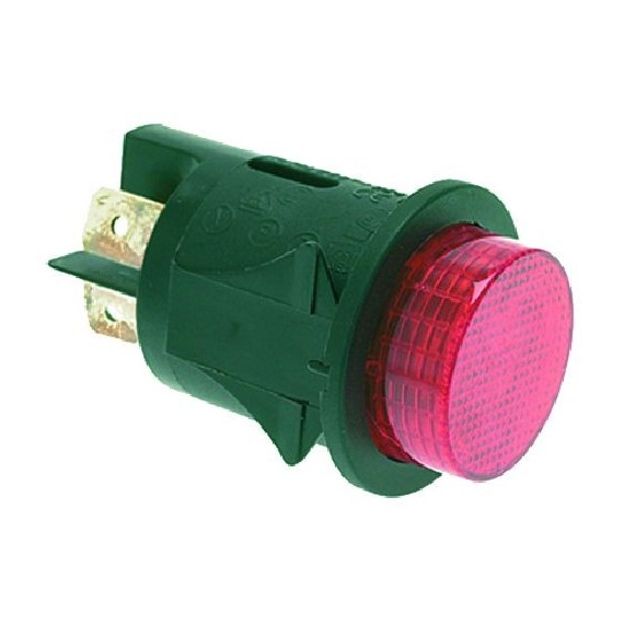 INTERRUTTORE BIPOLARE ROSSO 16A 250V