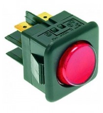 INTERRUTTORE BIPOLARE ROSSO 16A 250V