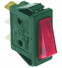 INTERRUTTORE UNIPOLARE ROSSO 16A 250V