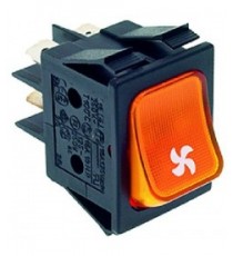 INTERRUTTORE BIPOLARE GIALLO 16A 250V