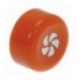 TASTO ROTONDO ARANCIONE Diam. 25 mm