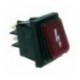 PULSANTE BIPOLARE ROSSO 16A 250V