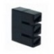 ZOCCOLO DI CONNESSIONE NERO 11x30 mm