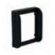 CORNICE SICUREZZA 2 LATI NERA 22x30 mm
