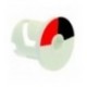 CAMMA NERO/ROSSO Diam. 17 mm