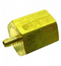 RACCORDO PORTAGOMMA Diam. 3/8F Diam. 6 OTTONE