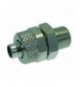 RACCORDO DIRITTO 1/8M Diam. 8/6 NICHELATO