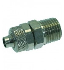 RACCORDO DIRITTO 1/4M Diam. 8/6 NICHELATO