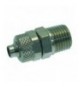 RACCORDO DIRITTO 1/4M Diam. 8/6 NICHELATO
