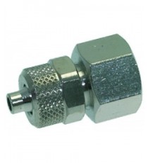 RACCORDO DIRITTO 1/8F Diam. 6/4 NICHELATO