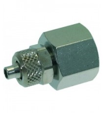 RACCORDO DIRITTO 1/4F Diam. 6/4 NICHELATO