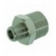 RACCORDO Diam. 1/4M-3/8M NICHELATO