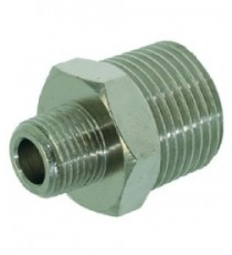 RACCORDO Diam. 1/4M-3/8M NICHELATO