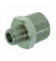 RACCORDO Diam. 1/4M-3/8M NICHELATO