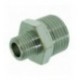RACCORDO Diam. 1/4M-1/2M NICHELATO