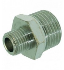 RACCORDO Diam. 1/4M-1/2M NICHELATO